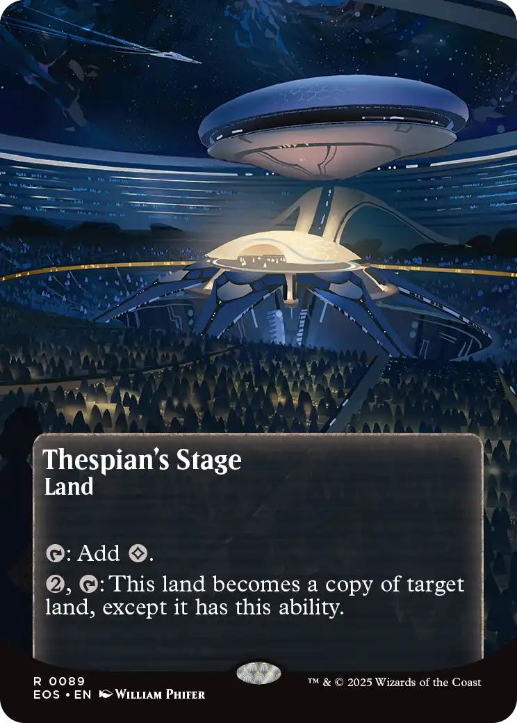 Thespian's Stage [89] [Borderless] [Poster] [Edge of Eternities: Stellar Sights] [Non-Foil]