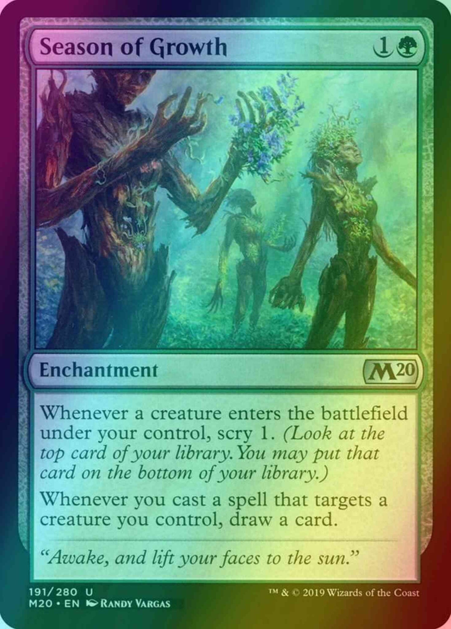 Season of Growth [191] [Core Set 2020] [Foil]