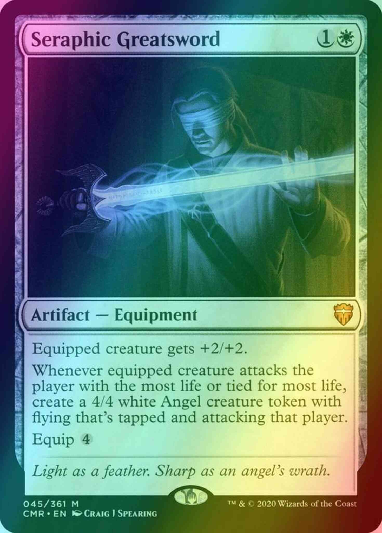 Seraphic Greatsword [45] [Commander Legends] [Foil] – Face to Face