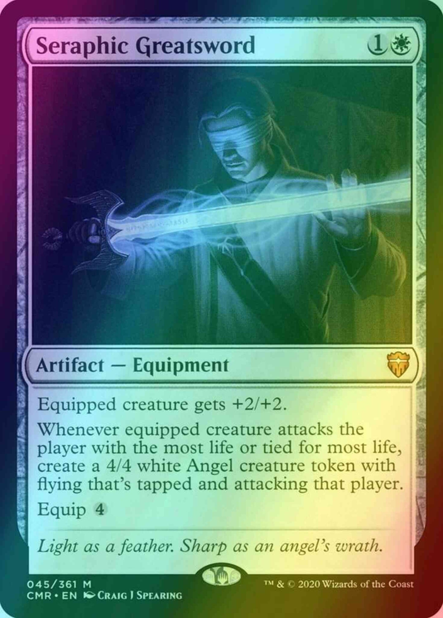 Seraphic Greatsword [45] [Commander Legends] [Foil]