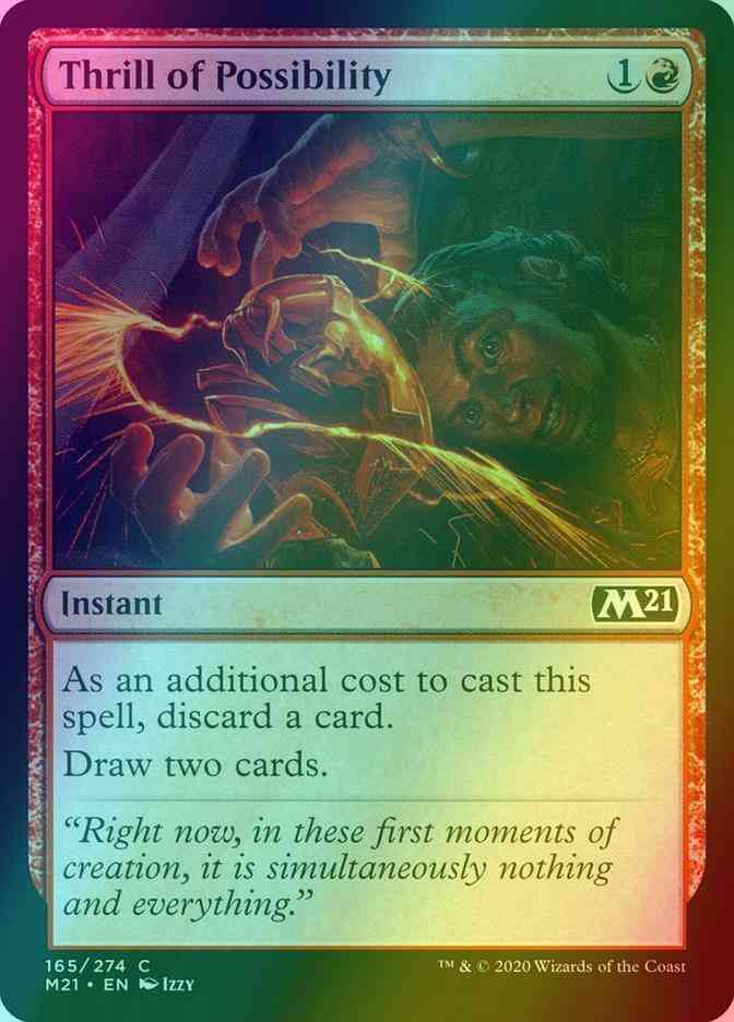 Thrill of Possibility [165] [Core Set 2021] [Foil]