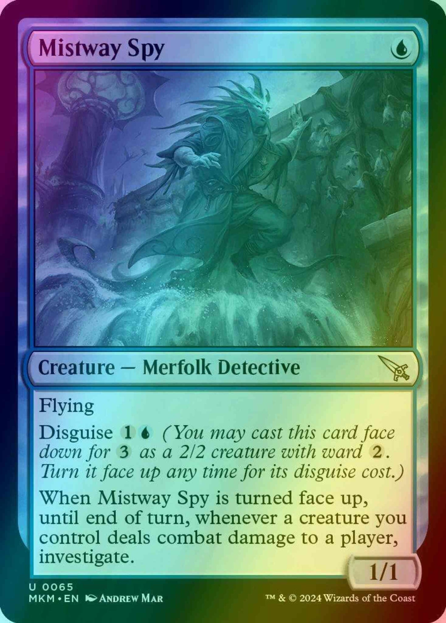 Mistway Spy [65] [Murders at Karlov Manor] [Foil]