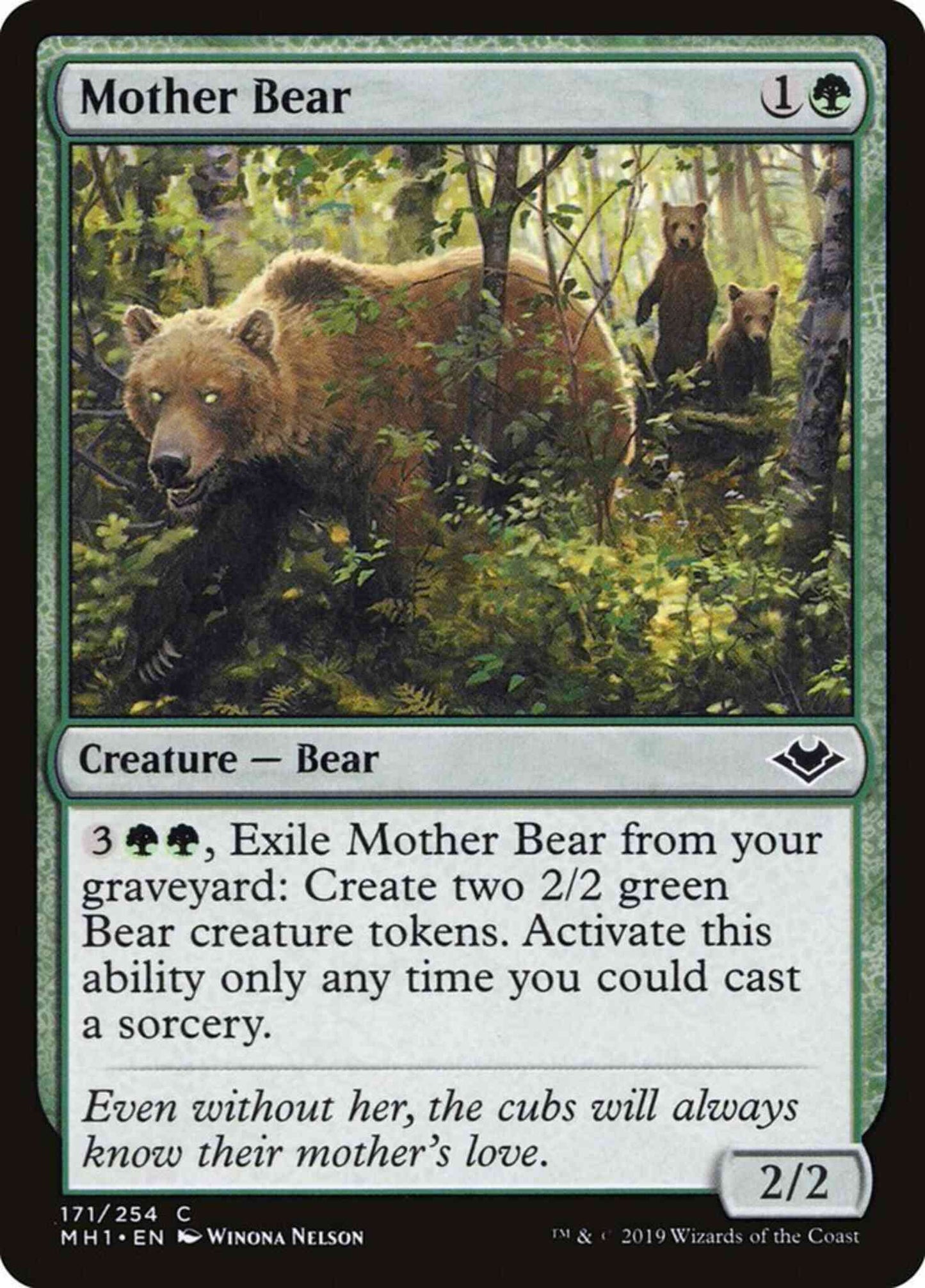 Mother Bear [171] [Modern Horizons] [Non-Foil]