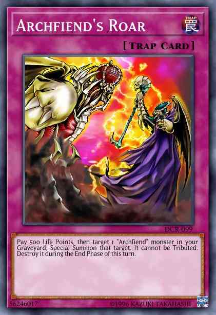 Archfiend's Roar - DCR-099 - Common - 1st Edition