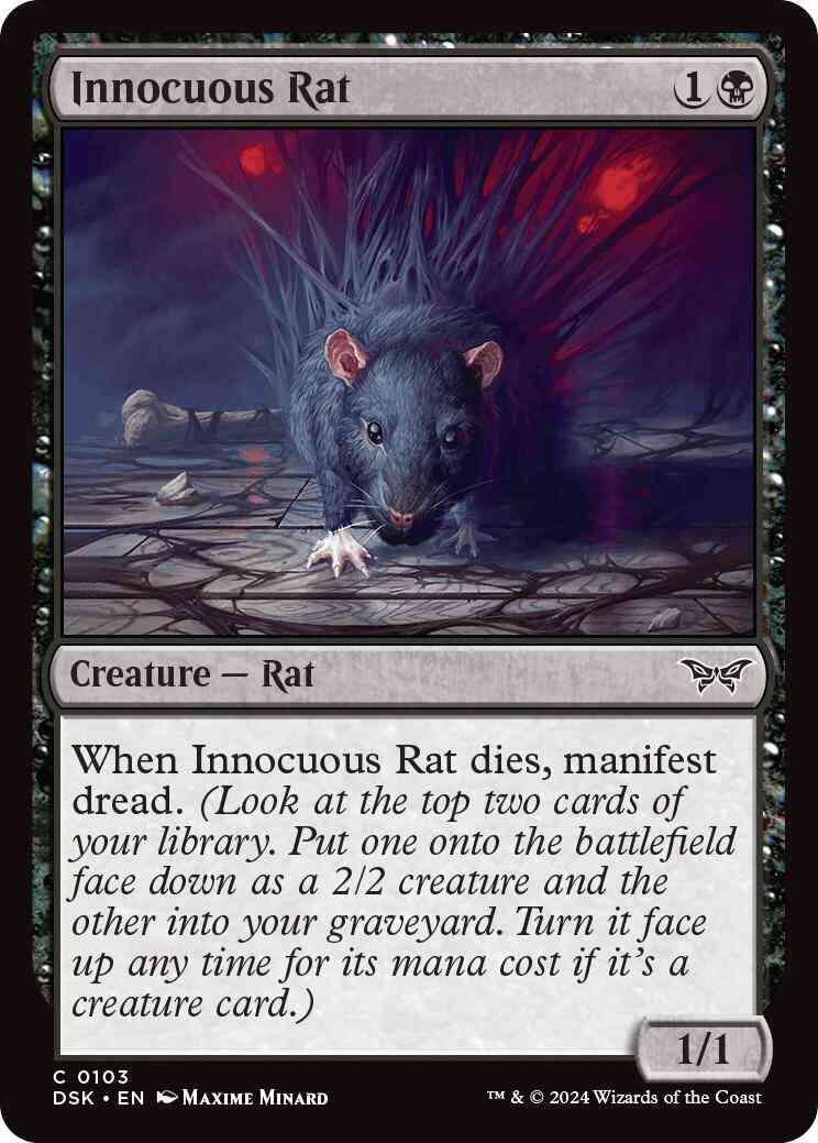 Innocuous Rat [103] [Duskmourn: House of Horror] [Foil]