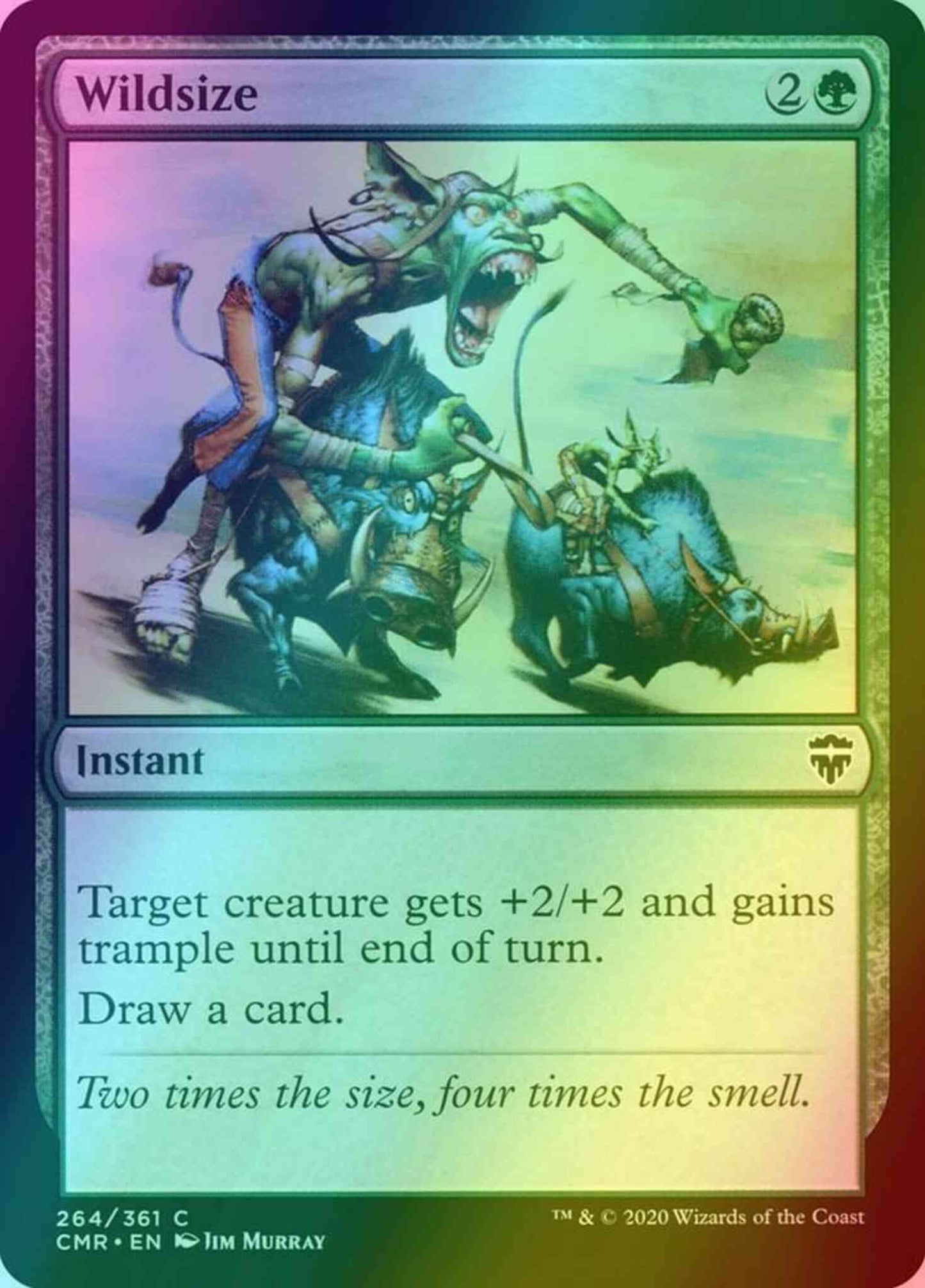 Wildsize [264] [Commander Legends] [Foil]