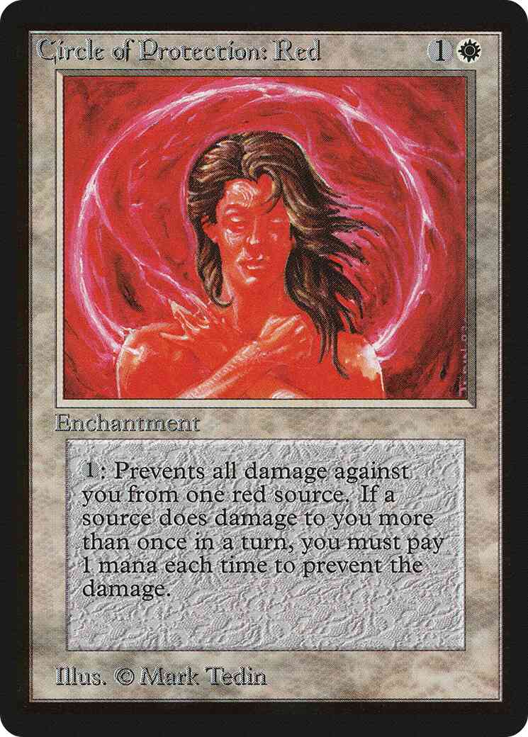 Circle of Protection: Red [13] [Limited Edition Beta] [Non-Foil]