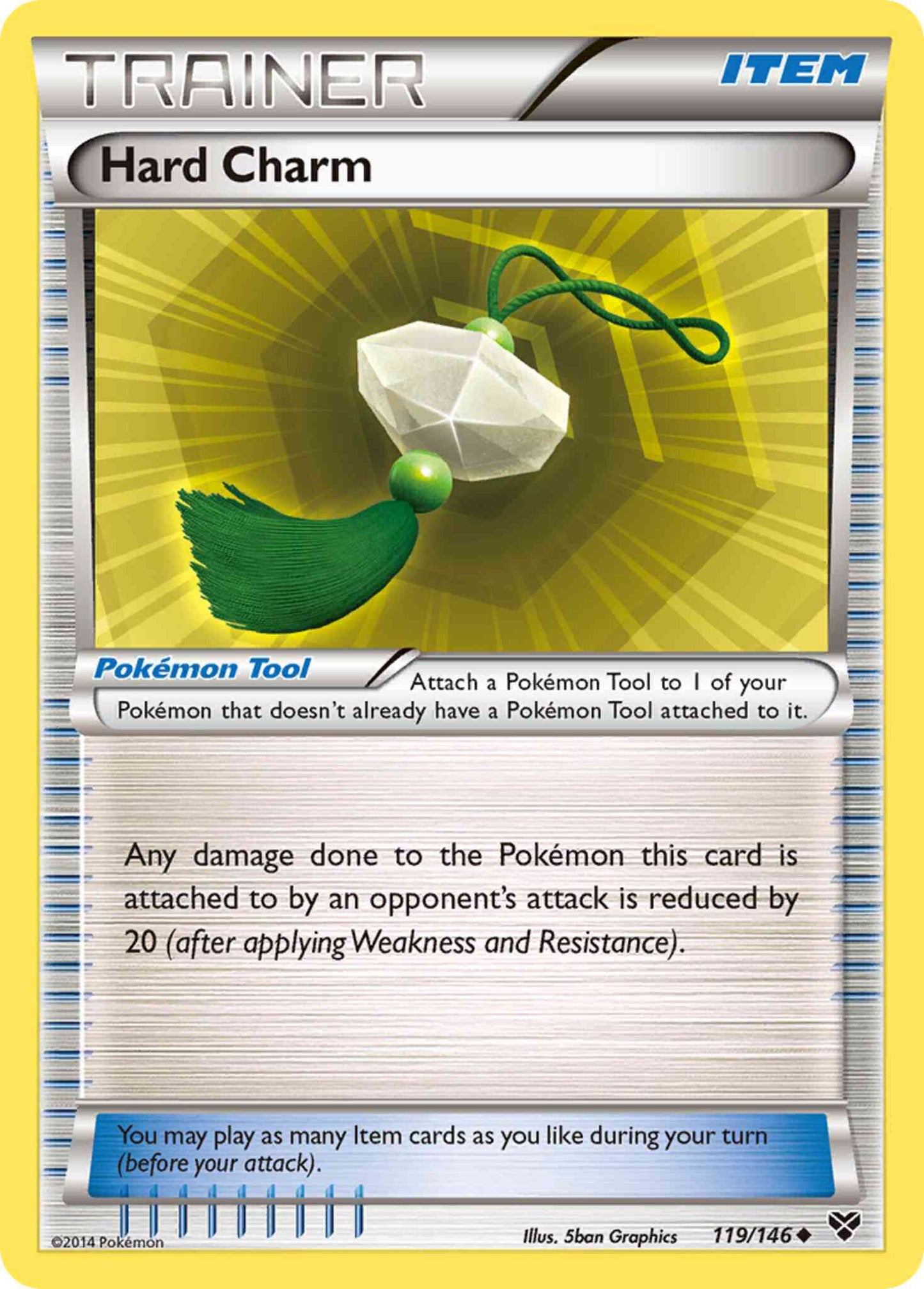Hard Charm - 119/146 - Uncommon [xy1-119] [Non-Holo]