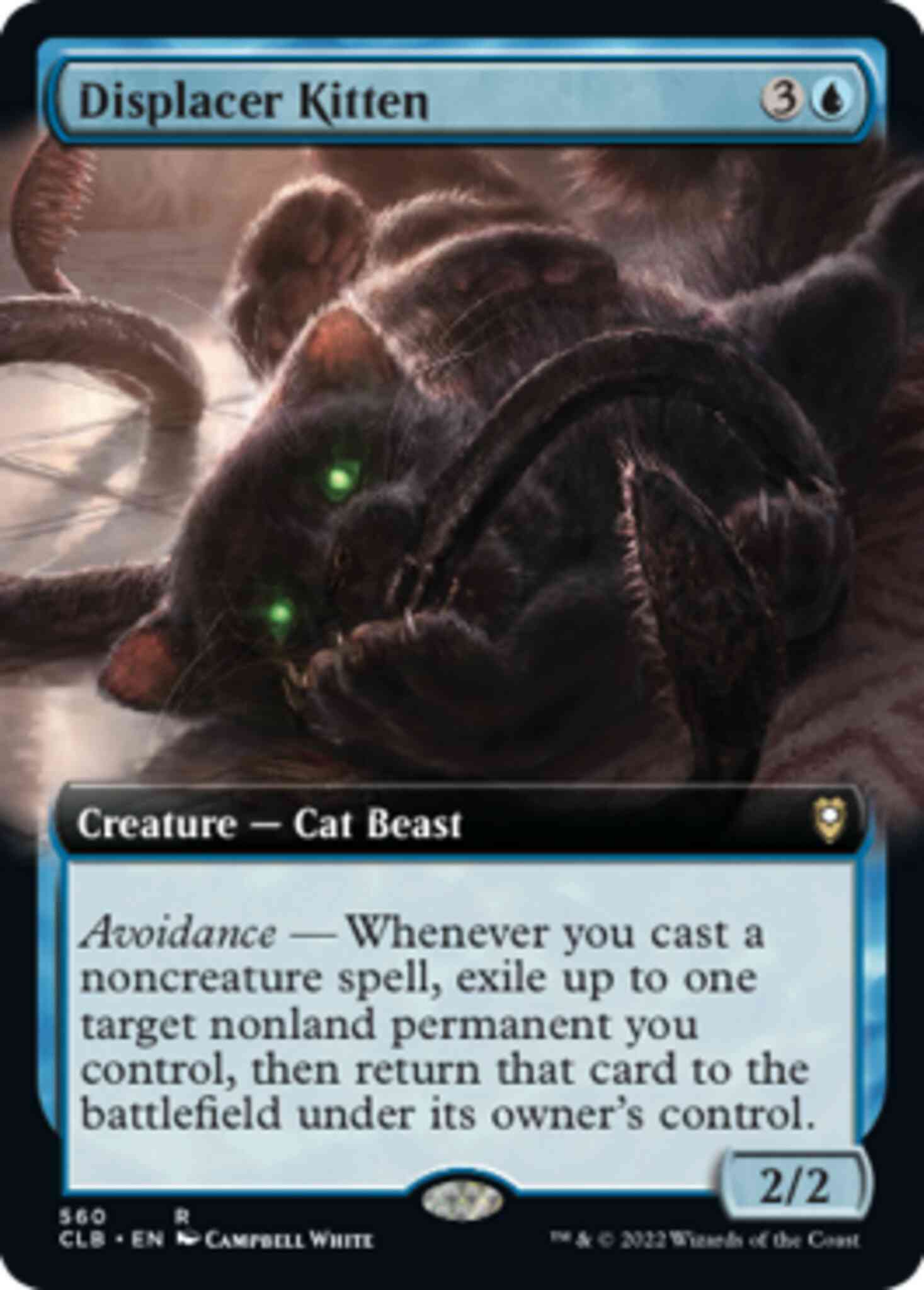 Displacer Kitten [560] [Extended Art] [Commander Legends: Battle