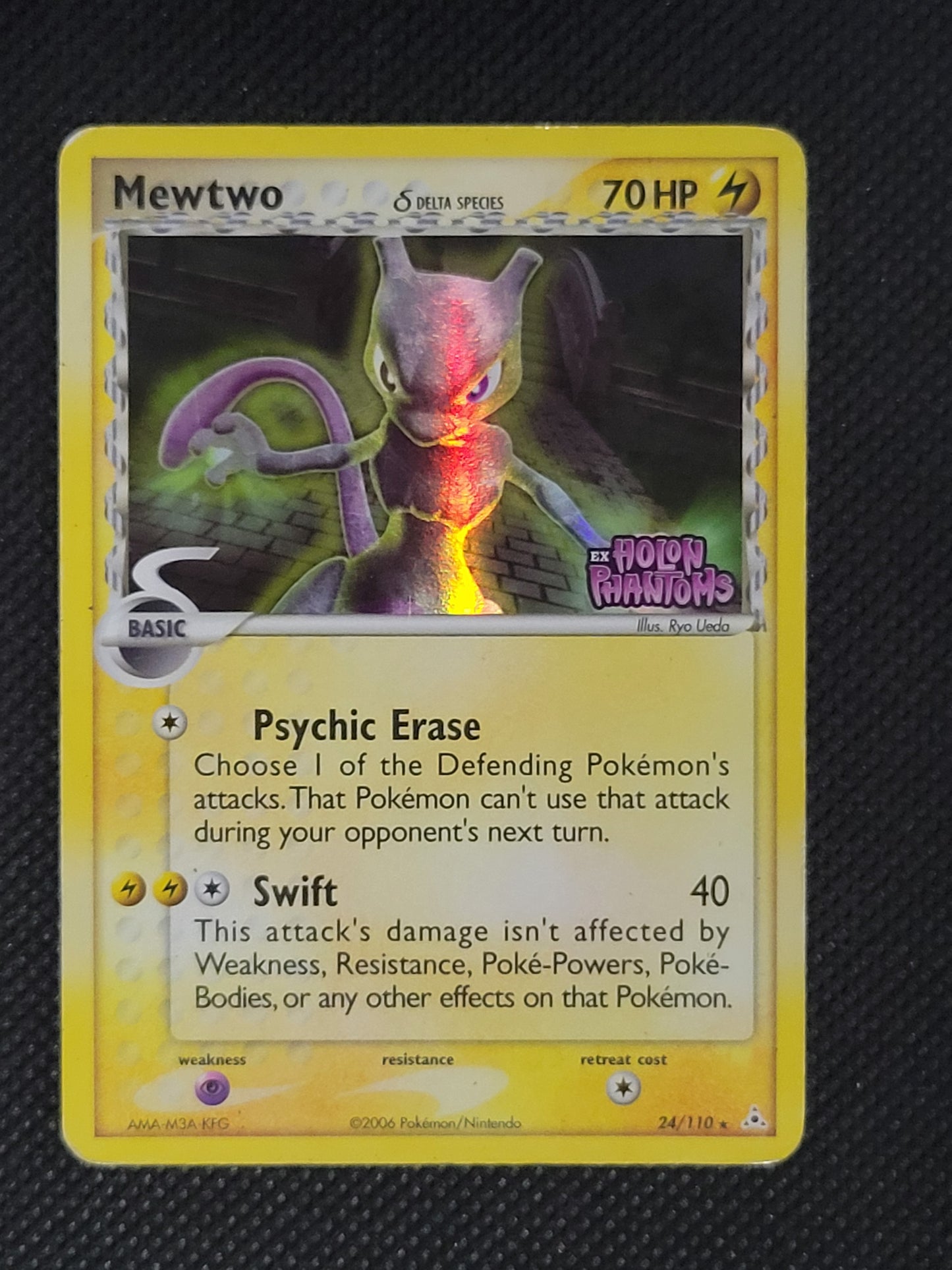 Mewtwo δ — Damaged|Rare|Reverse Holo — ID 17817
