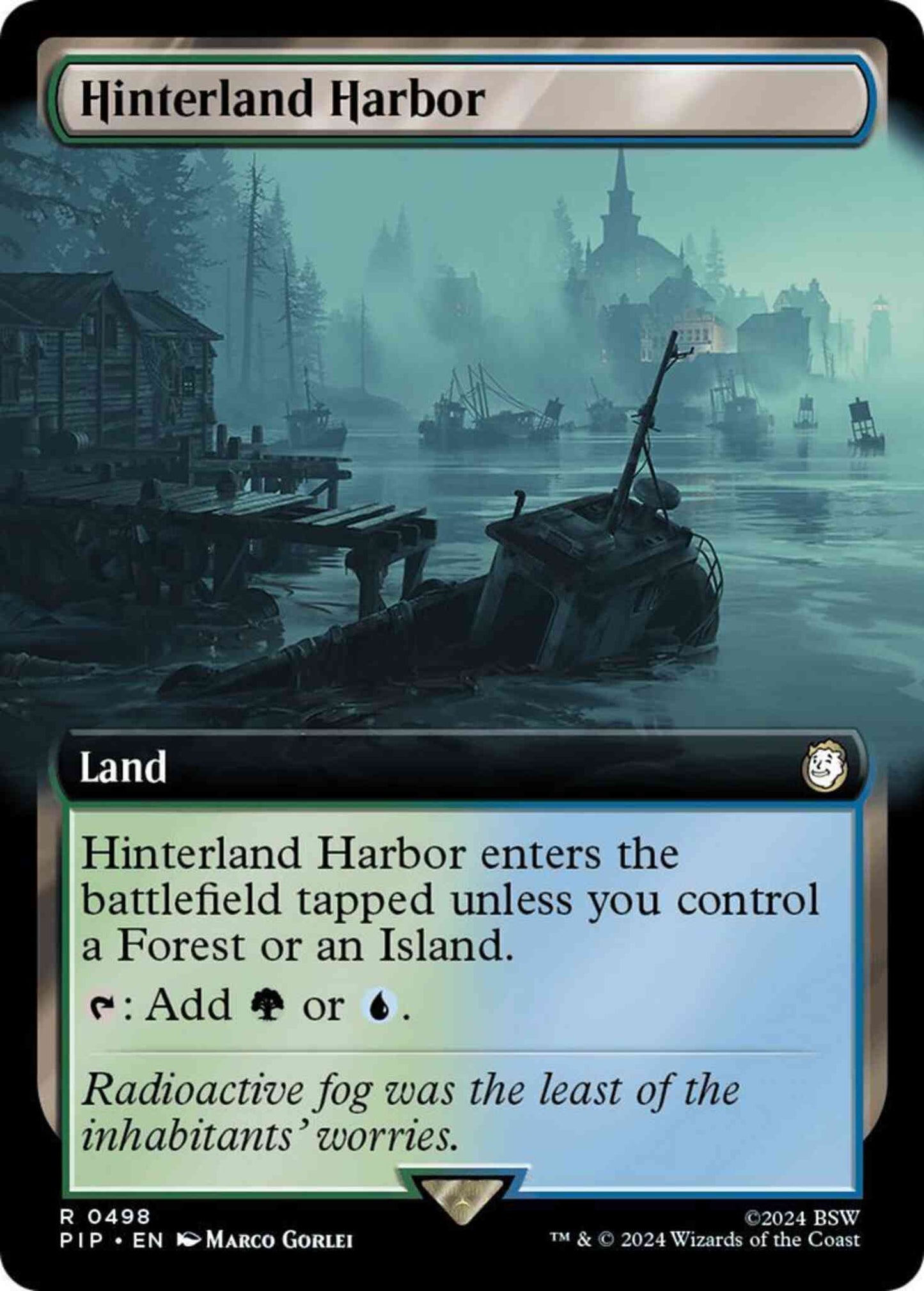 Hinterland Harbor [498] [Extended Art] [Fallout] [Non-Foil]