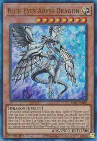 Blue-Eyes Abyss Dragon - RA01-EN016 - Prismatic Ultimate Rare - 1st Edition