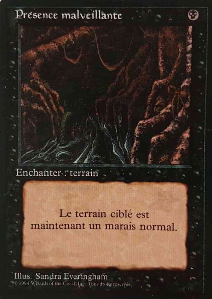 Evil Presence - French [110] [Foreign Black Border: French] [Non-Foil]