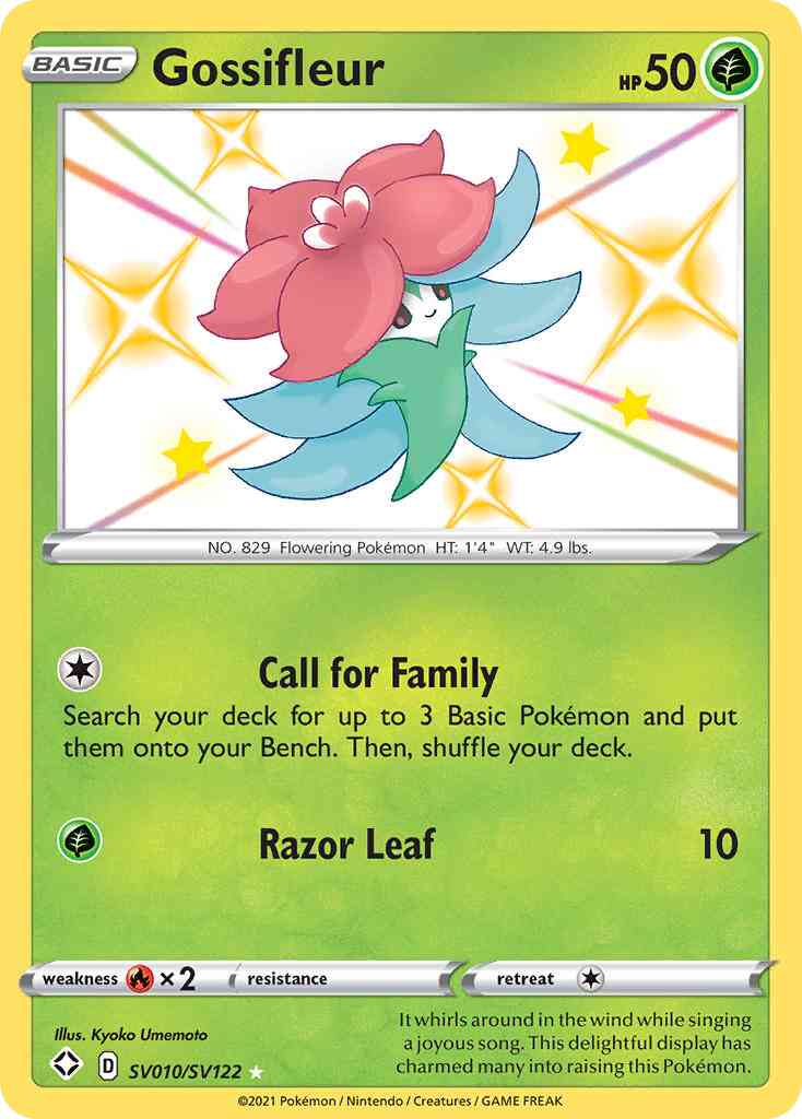 Gossifleur - SV010/SV122 - Rare Shiny [swsh45sv-SV010] [Holo]