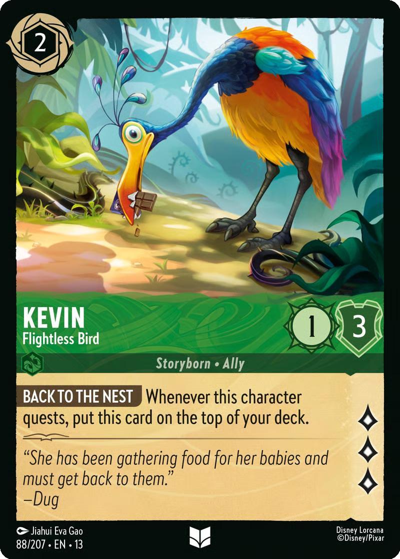 Kevin - Flightless Bird - 88/204 [Attack of the Vine!] [Non-Foil]