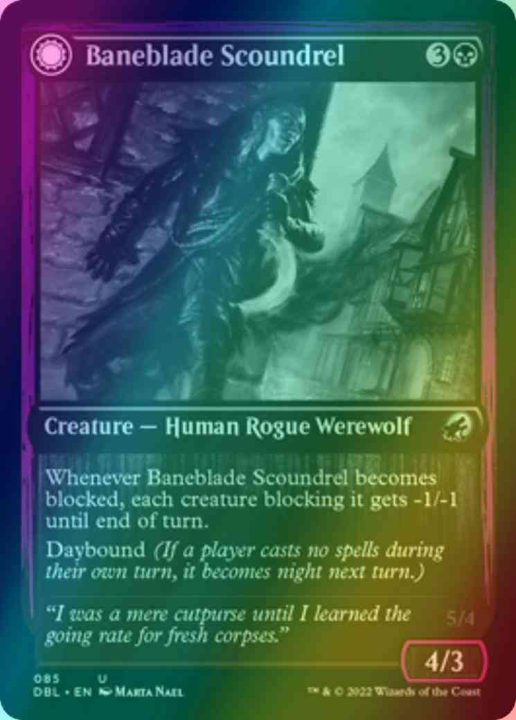 Baneblade Scoundrel // Baneclaw Marauder [85] [Innistrad: Double Feature] [Foil]