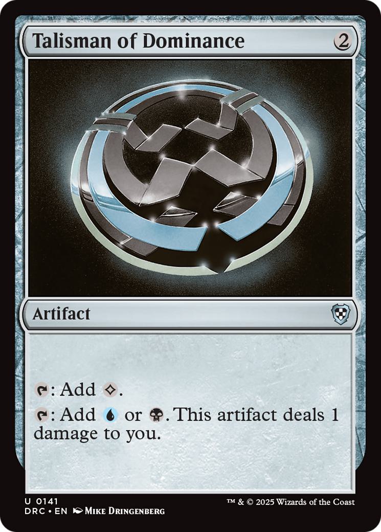 Talisman of Dominance [141] [Aetherdrift: Commander] [Non-Foil]