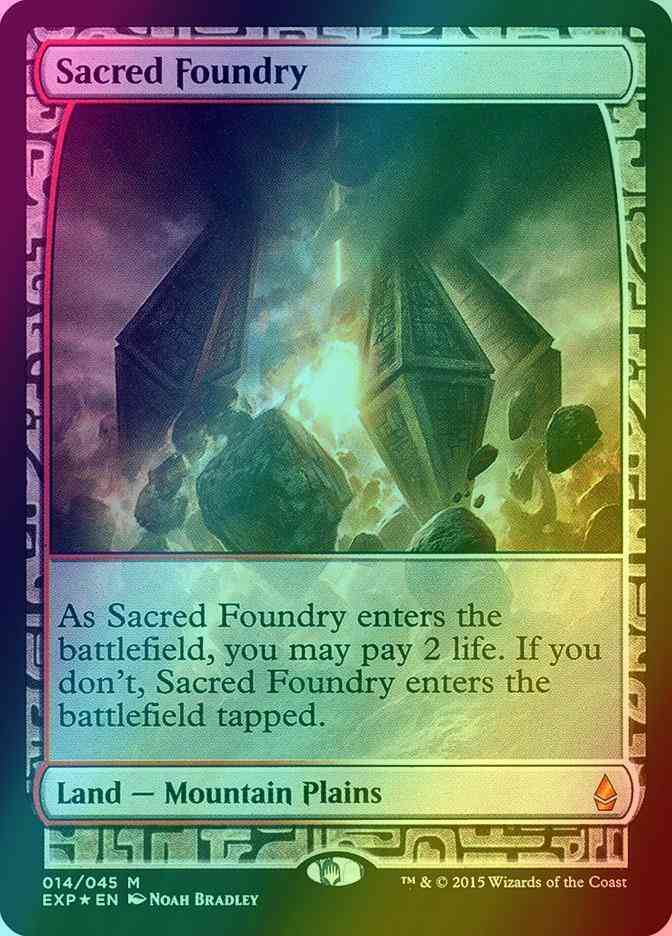 Sacred Foundry [14] [Zendikar Expeditions] [Foil]