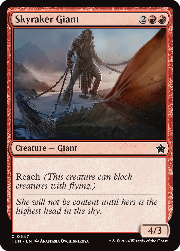 Skyraker Giant [547] [Foundations] [Non-Foil]
