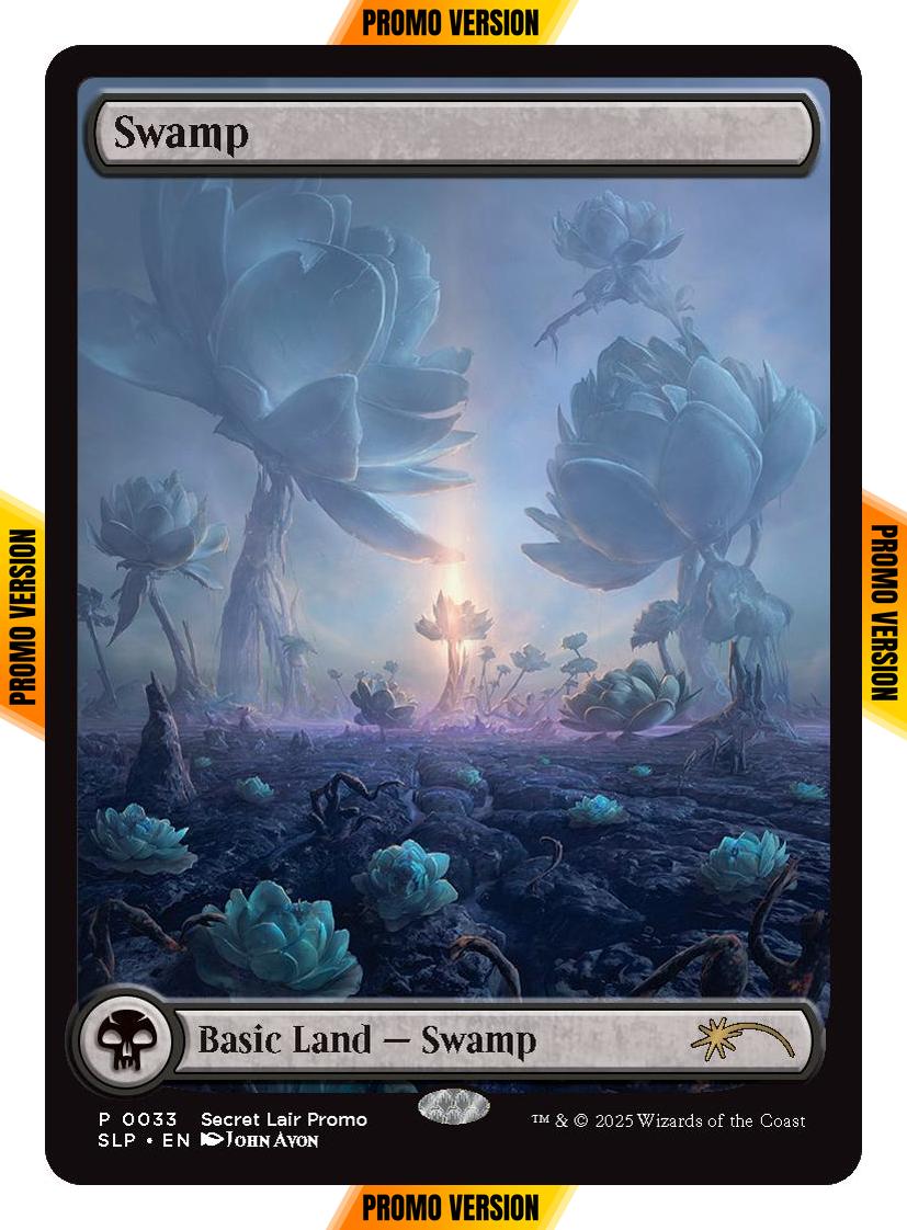 Swamp [0033] [Full Art] [Secret Lair Promo] [Non-Foil]