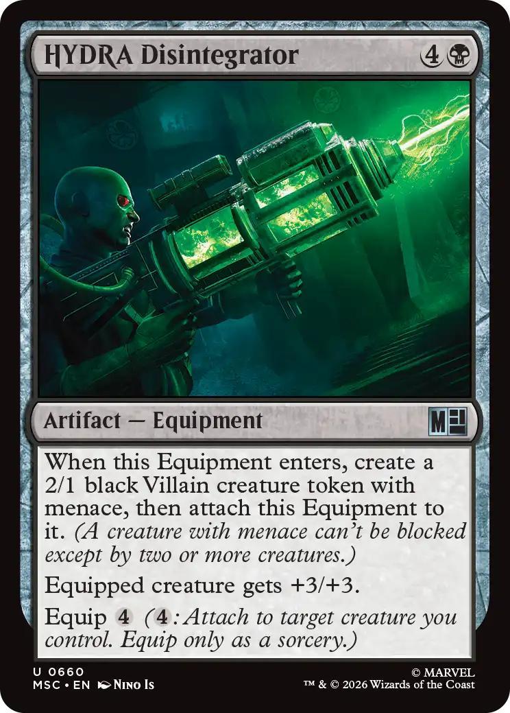 HYDRA Disintegrator [660] [Jumpstart] [Marvel Super Heroes: Commander] [Non-Foil]