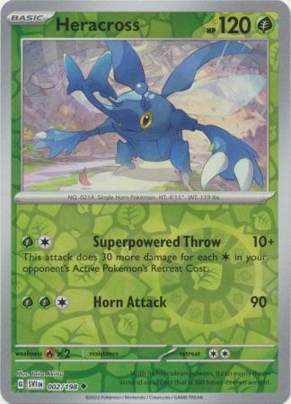 Heracross - 002/198 - Uncommon [sv01-002] [Reverse Holo]