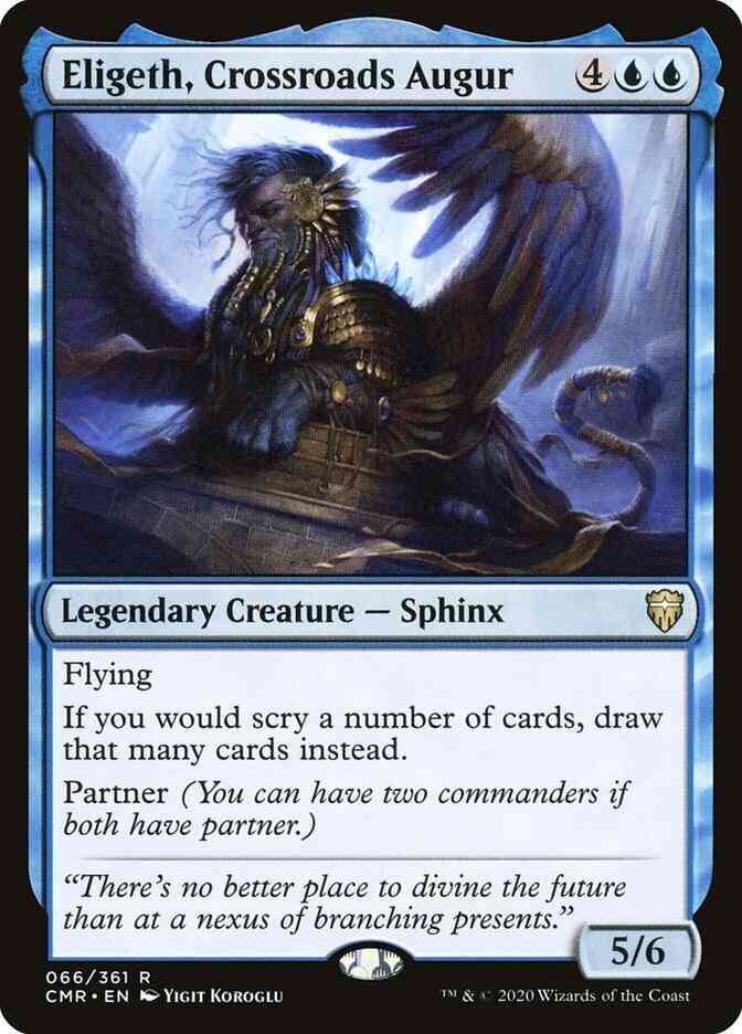 Eligeth, Crossroads Augur [66] [Commander Legends] [Non-Foil]