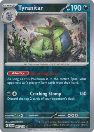 Tyranitar - 095/159 - Rare [sv09-095] [Reverse Holo]