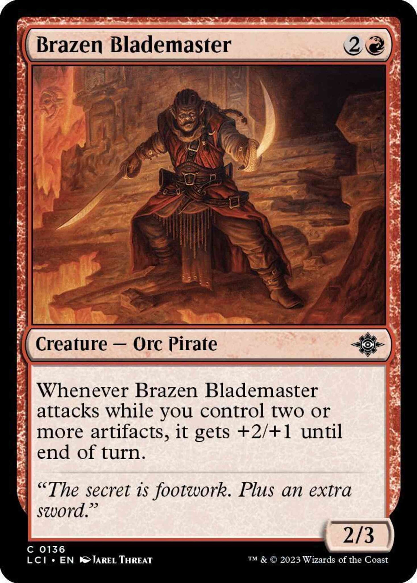 Brazen Blademaster [136] [The Lost Caverns of Ixalan] [Non-Foil]