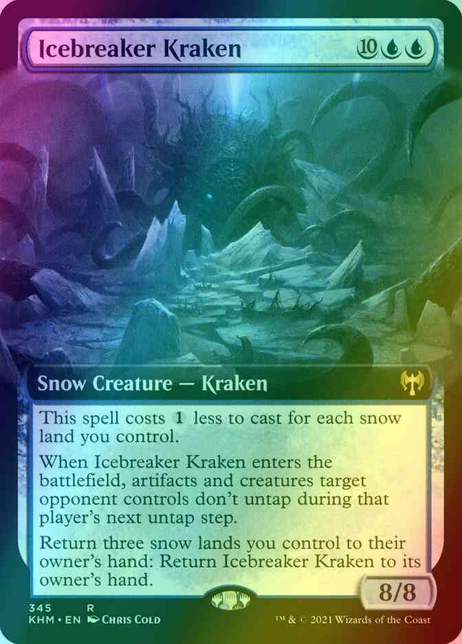 Icebreaker Kraken [345] [Extended Art] [Kaldheim] [Foil]