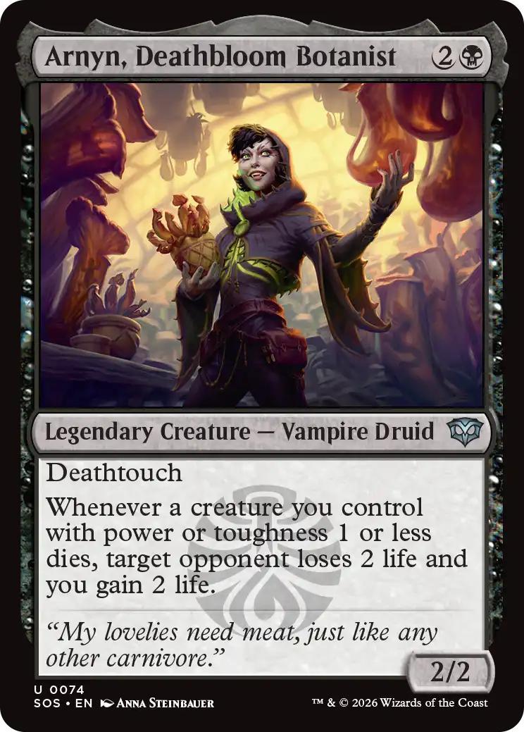 Arnyn, Deathbloom Botanist [74] [Secrets of Strixhaven] [Non-Foil]