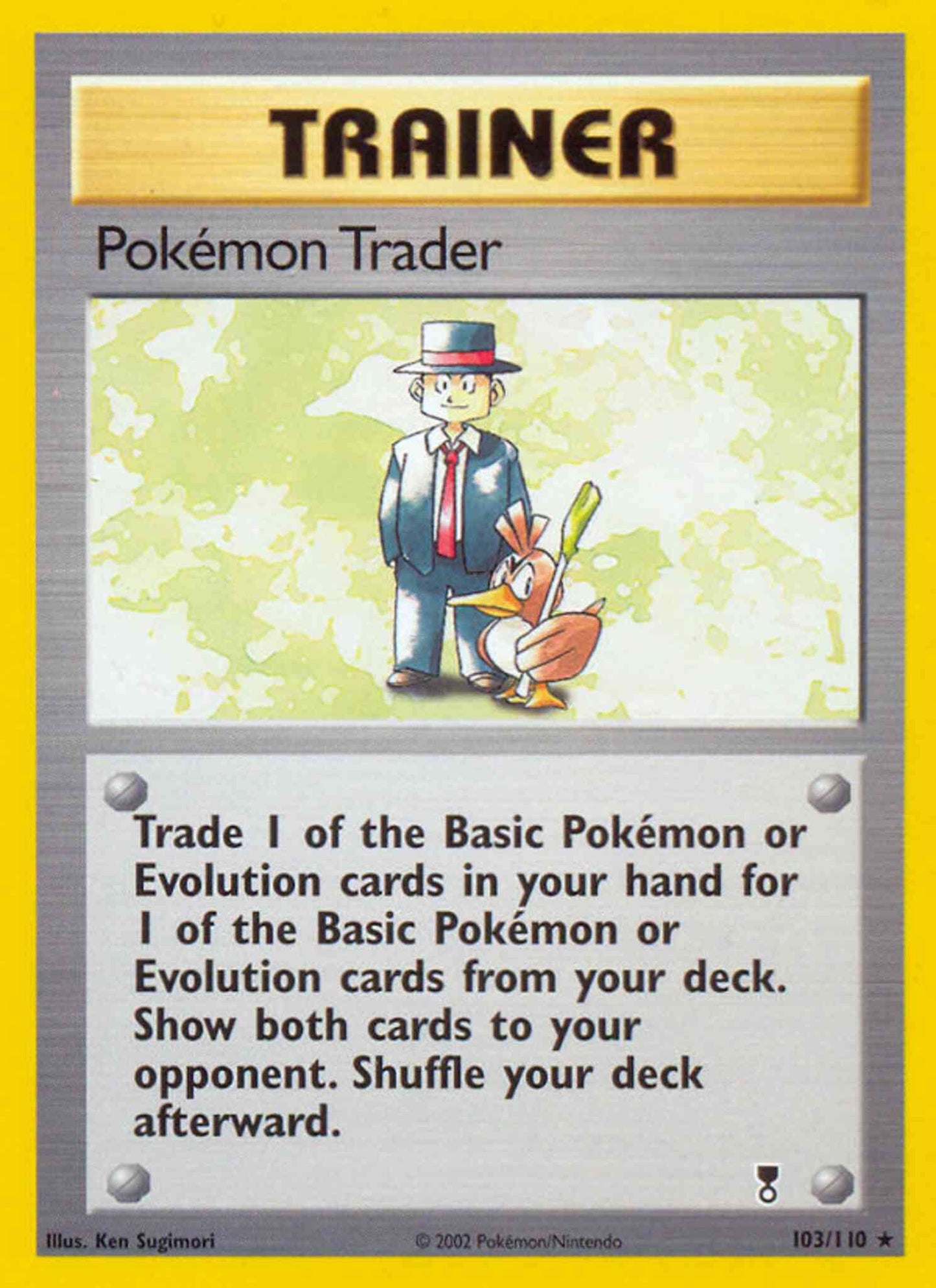 Pokémon Trader - 103/110 - Rare [base6-103] [Non-Holo]