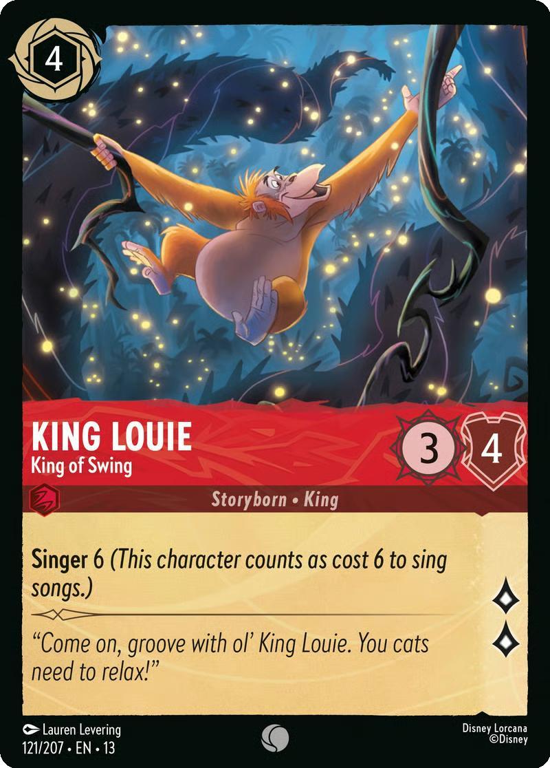 King Louie - King of Swing - 121/204 [Attack of the Vine!] [Non-Foil]