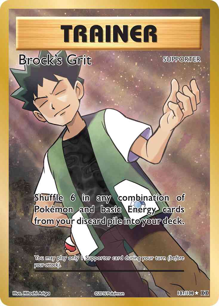 Brock's Grit - 107/108 - Rare Ultra [xy12-107] [Ultra]