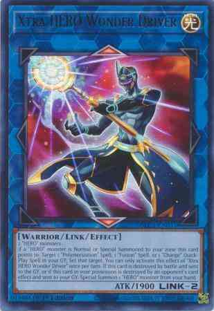 Xtra HERO Wonder Driver - Silver - BLC1-EN031 - Ultra Rare - 1st Edition