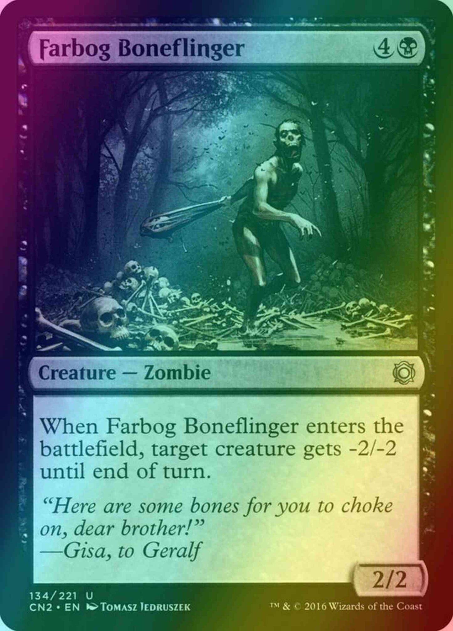 Farbog Boneflinger [134] [Conspiracy Take The Crown] [Foil]