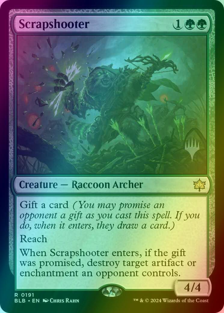 Scrapshooter [191p] [Promo Pack] [Bloomburrow: Promos] [Foil]