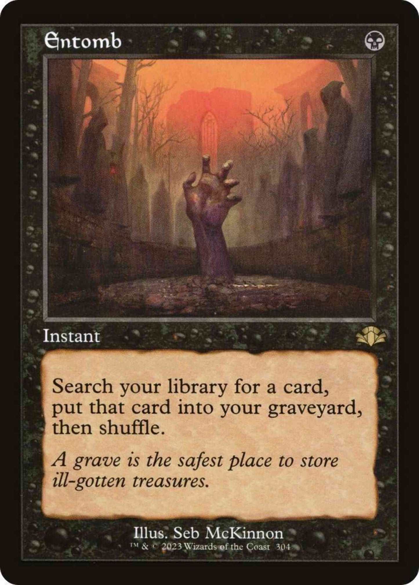 Entomb [304] [Retro Frame] [Dominaria Remastered] [Non-Foil]