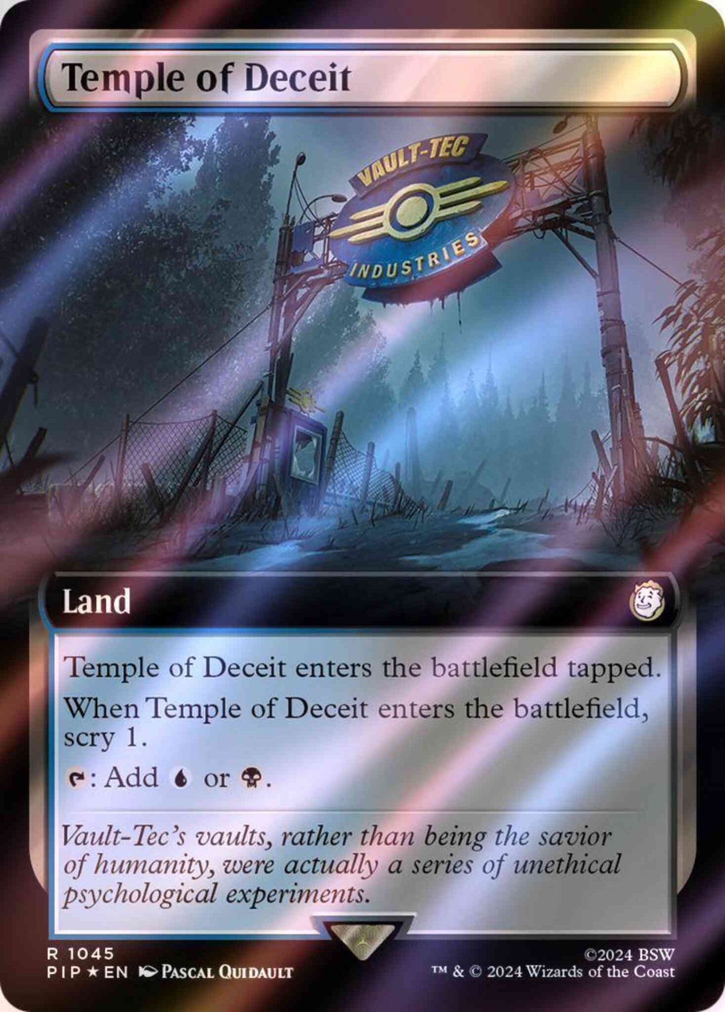 Temple of Deceit [1045] [Extended Art] [Fallout] [Surge Foil]