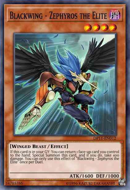 Blackwing - Zephyros the Elite - BP02-EN098 - Mosaic Rare - Unlimited