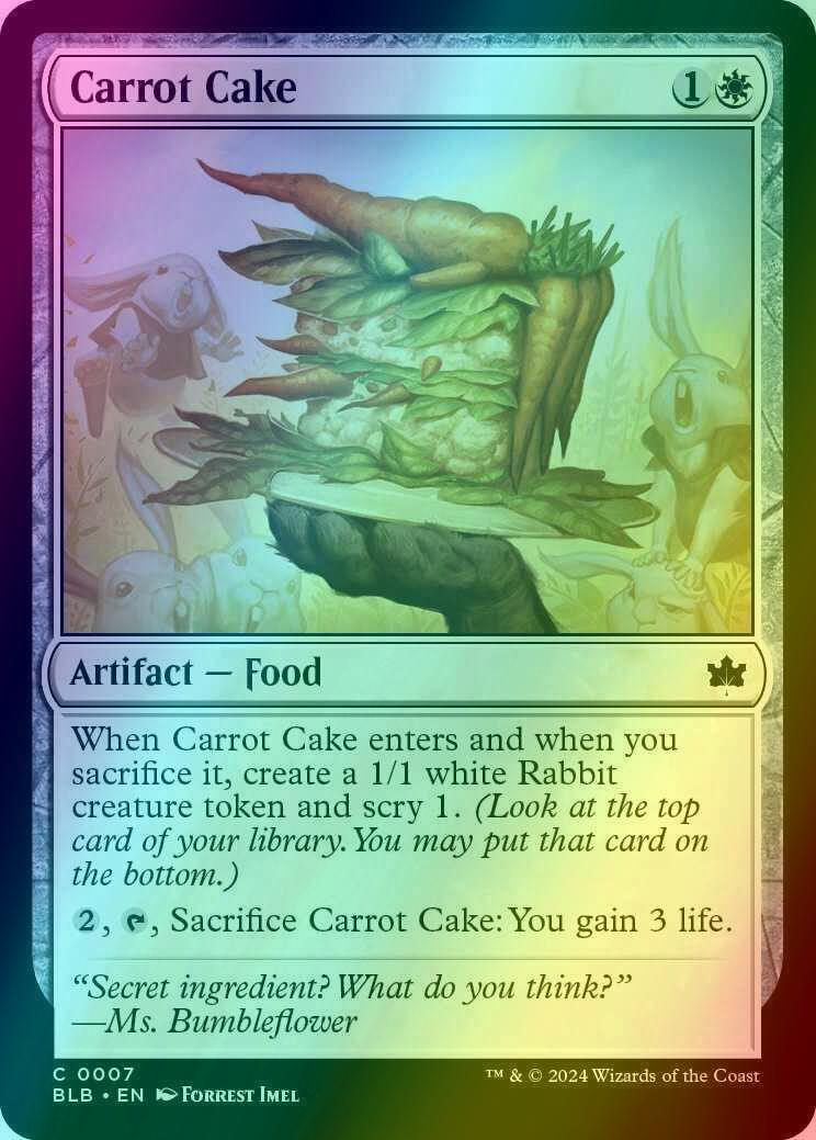 Carrot Cake [7] [Bloomburrow] [Foil]