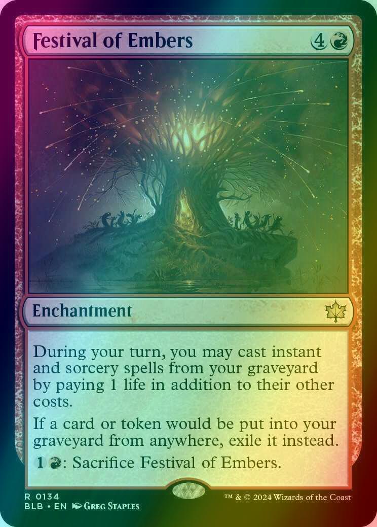 Festival of Embers [134] [Bloomburrow] [Foil]