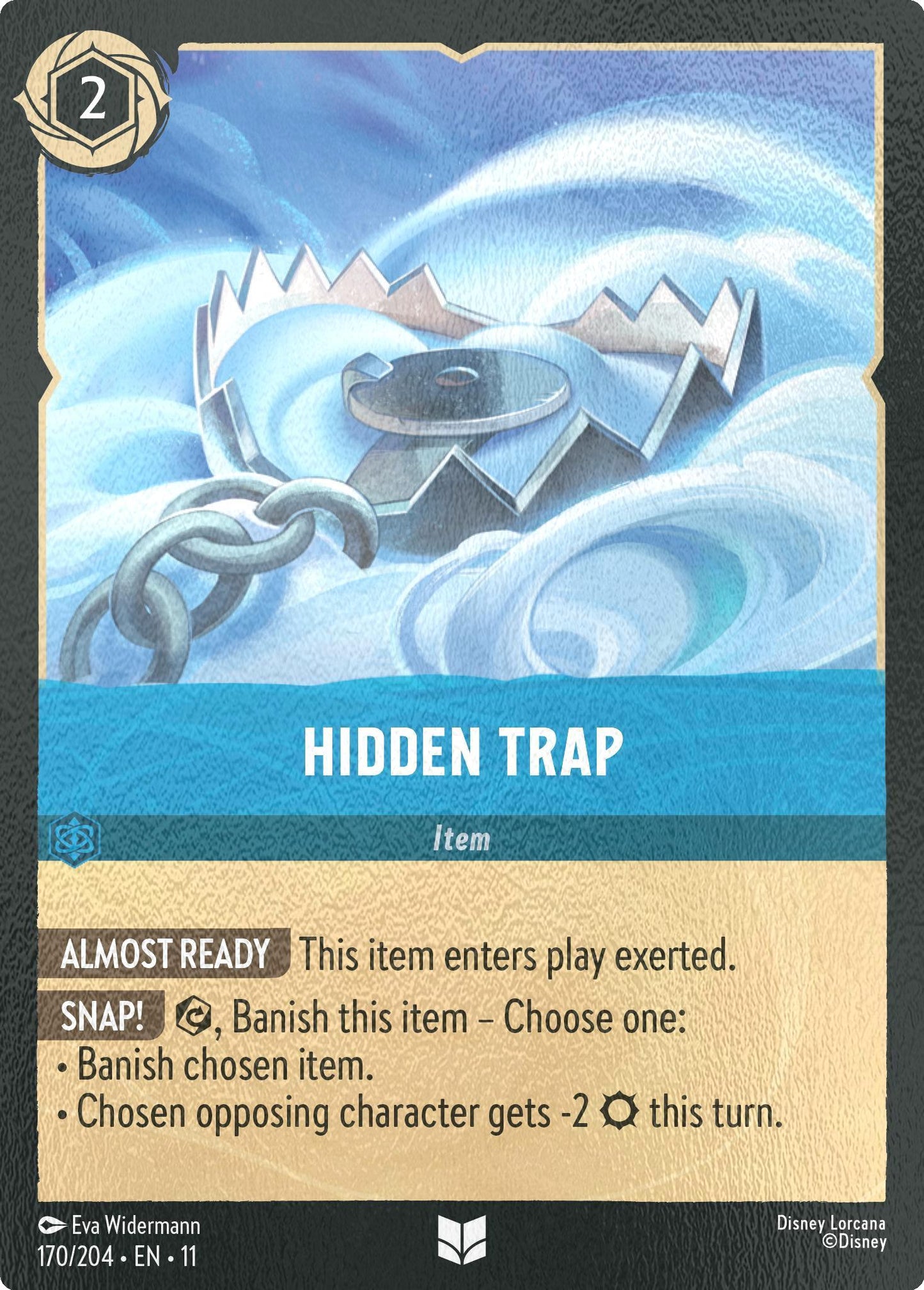 Hidden Trap - 170/204 [Winterspell] [Cold Foil]