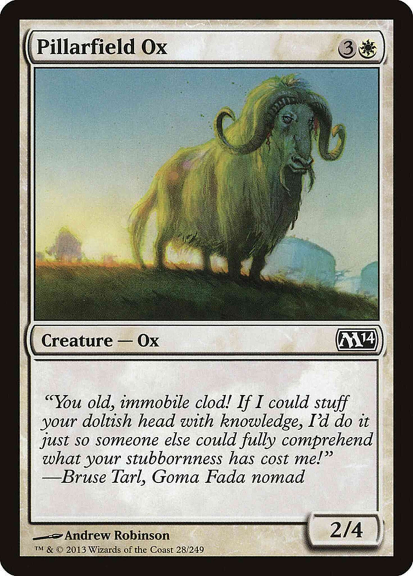 Pillarfield Ox [28] [Magic 2014] [Non-Foil]