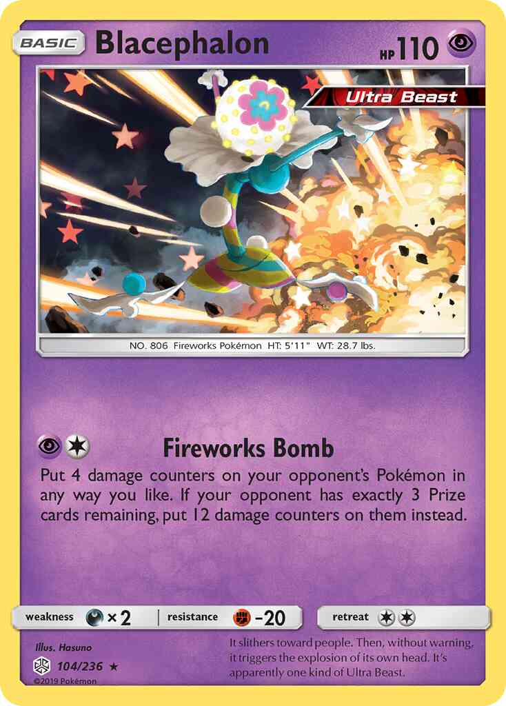 Blacephalon - 104/236 - Rare Holo [sm12-104] [Holo]