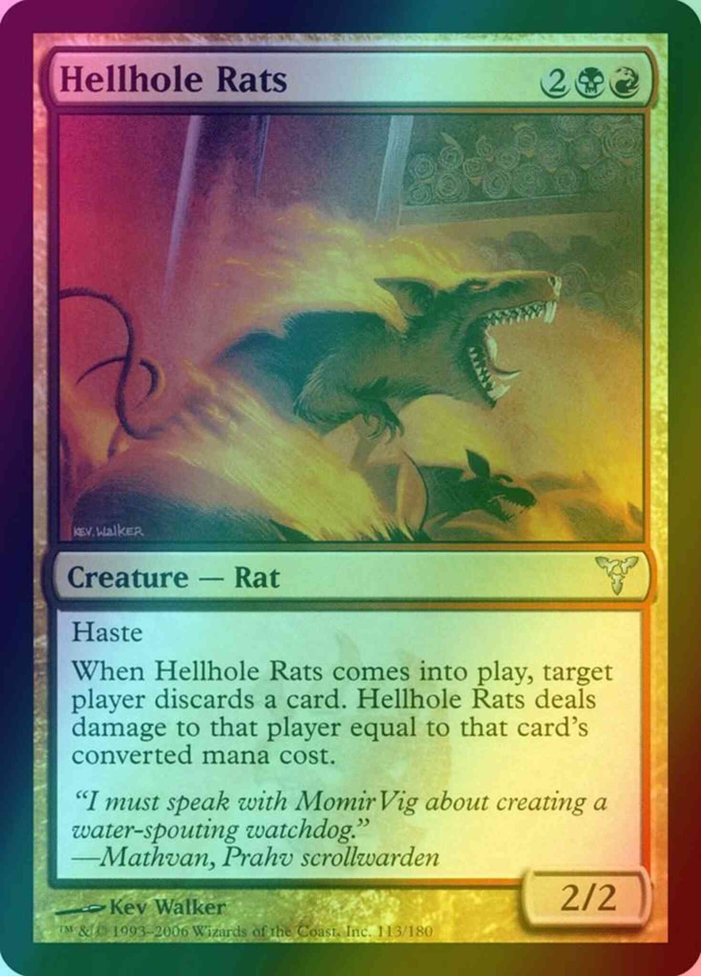 Hellhole Rats [113] [Dissension] [Foil]