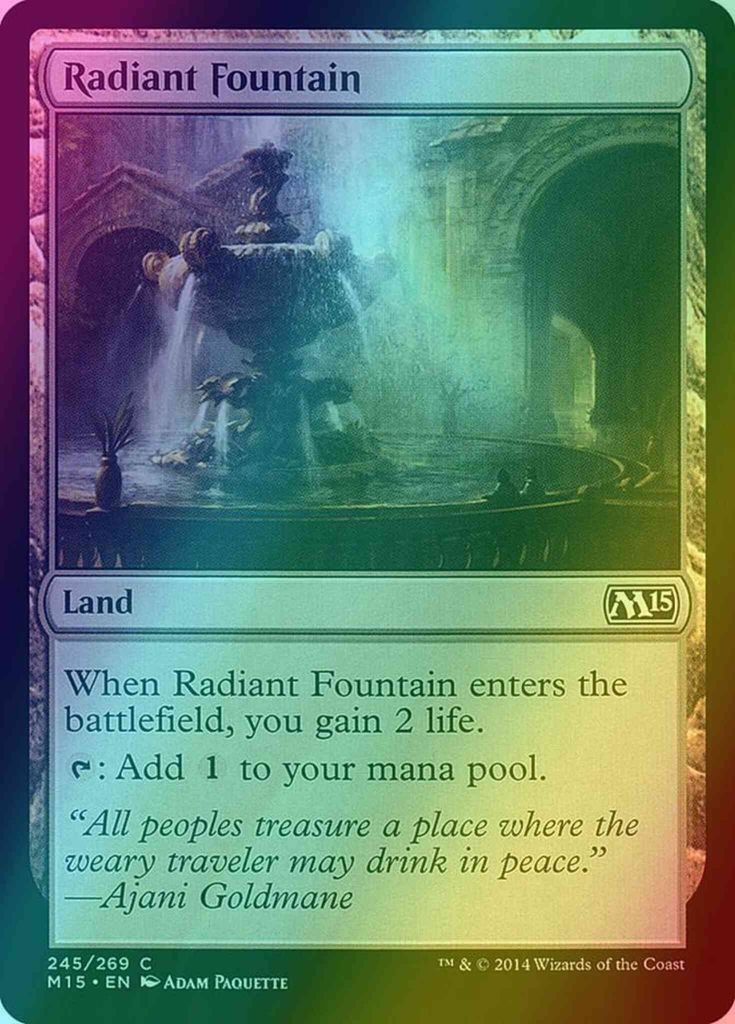 Radiant Fountain [245] [Magic 2015] [Foil]