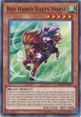 Red Hared Hasty Horse - MP19-EN017 - Common - Unlimited