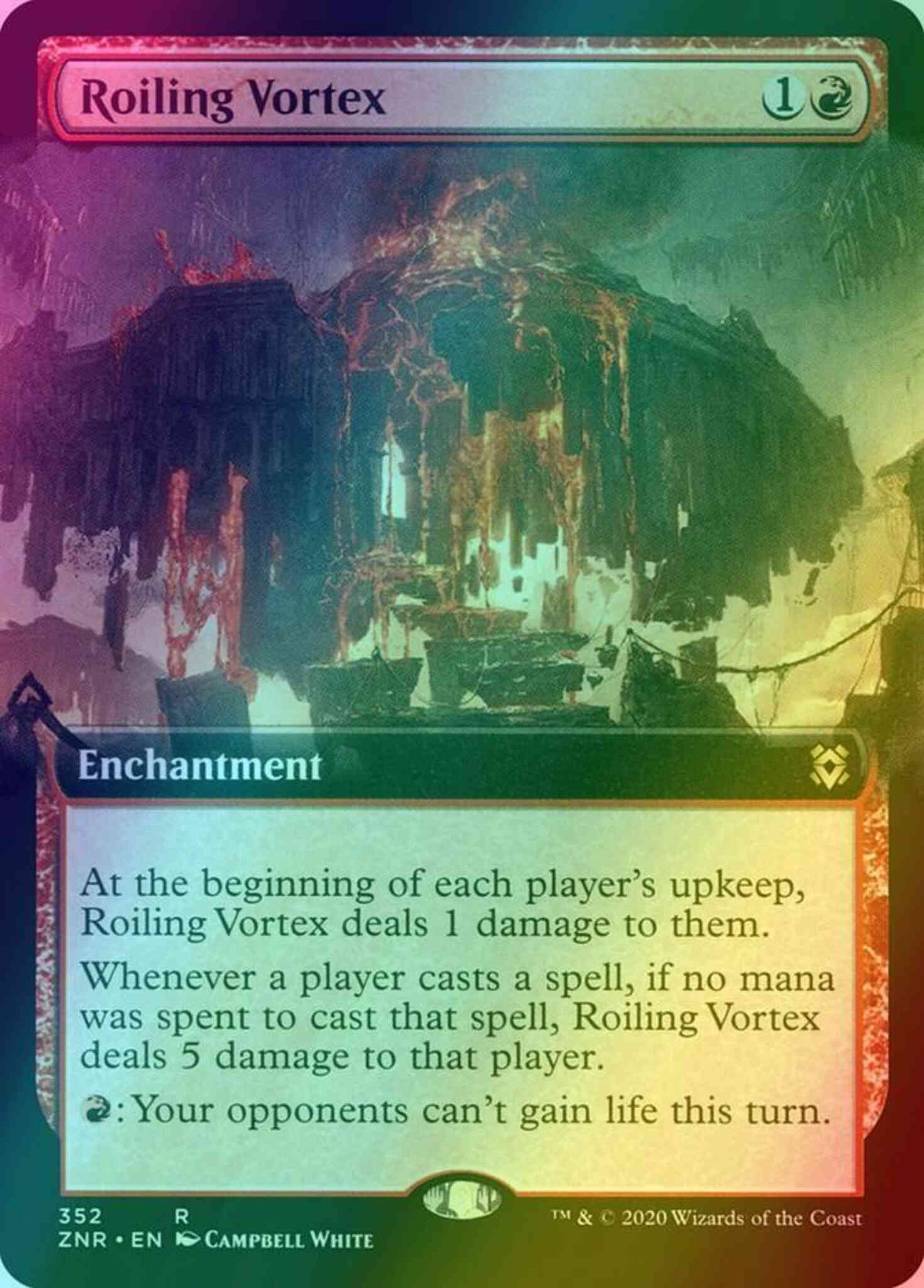 Roiling Vortex [352] [Extended Art] [Zendikar Rising] [Foil]
