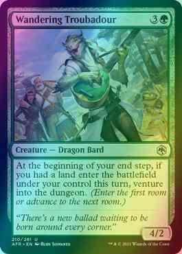 Wandering Troubadour [210] [Adventures in the Forgotten Realms] [Foil]